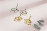 Boucles d'oreille Oeil d'Horus Oeil Oudjat egyptien acier inoxydable-boucles d'oreille-THE FASHION PARADOX