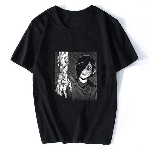 T-shirt unisexe noir retro pop culture manga anime-T-Shirts-THE FASHION PARADOX