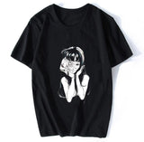 T-shirt unisexe noir retro japon pop manga anime-T-Shirts-THE FASHION PARADOX