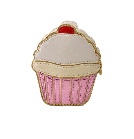 Petit sac à man cupcake original et mignon rose brillant-Accessoires-THE FASHION PARADOX