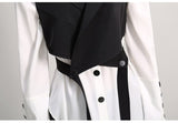 Ensemble chemise et gilet court dark chic vintage edward - Top - THE FASHION PARADOX