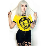 Crop top pop culture t-shirt rose ou jaune Chucky ou Tiffany - T-Shirts - THE FASHION PARADOX