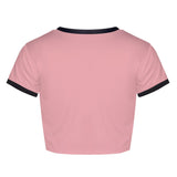 Crop top pop culture t-shirt rose ou jaune Chucky ou Tiffany - T-Shirts - THE FASHION PARADOX