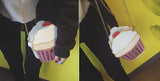 Petit sac à man cupcake original et mignon rose brillant-Accessoires-THE FASHION PARADOX