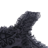Body gothique grunge witch en resilles motif baroque laçage-Bodys-THE FASHION PARADOX