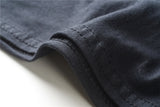 T-shirt unisexe noir imprimé japonais retro wave Kanagwa-T-Shirts-THE FASHION PARADOX