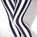 Leggings imprimé rayures verticales - Leggings et collants - THE FASHION PARADOX