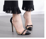Escarpins transparents, originaux et colorés bout pointu - Chaussures - THE FASHION PARADOX