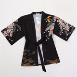 Kimono court style kawai imprimé poisson japonisant - Kimono - THE FASHION PARADOX
