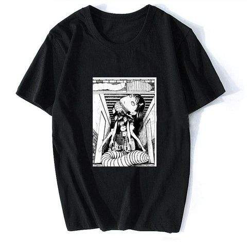 Tee shirt unisexe noir retro pop culture 90's anime japonais-T-Shirts-THE FASHION PARADOX